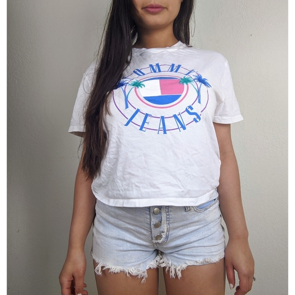 Tommy Hilfiger Tops - Tommy Hilfiger | Tommy Jeans Palm Trees Crop Tee